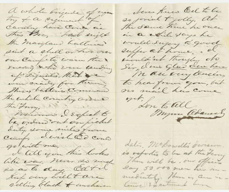 Adams To Father, pg. 2+3, Sep 3 and 4, 1862