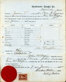 Image of a hospital release form, Nashville, Tennessee