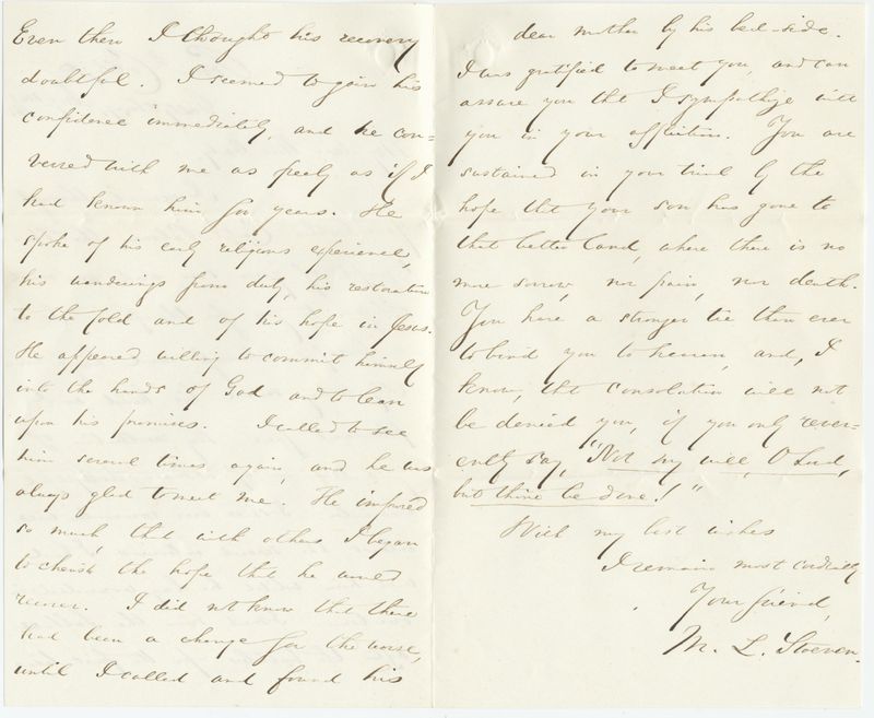 Letter to Rush&#039;s mother, pg. 2+3, Aug, 1863.jpg